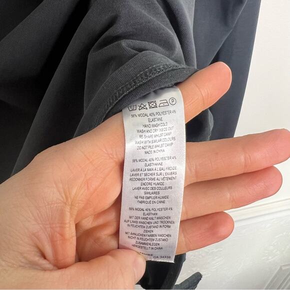 French Connection modal‎ Tunic long sleeve shirt pullover size Large - Picture 7 of 7